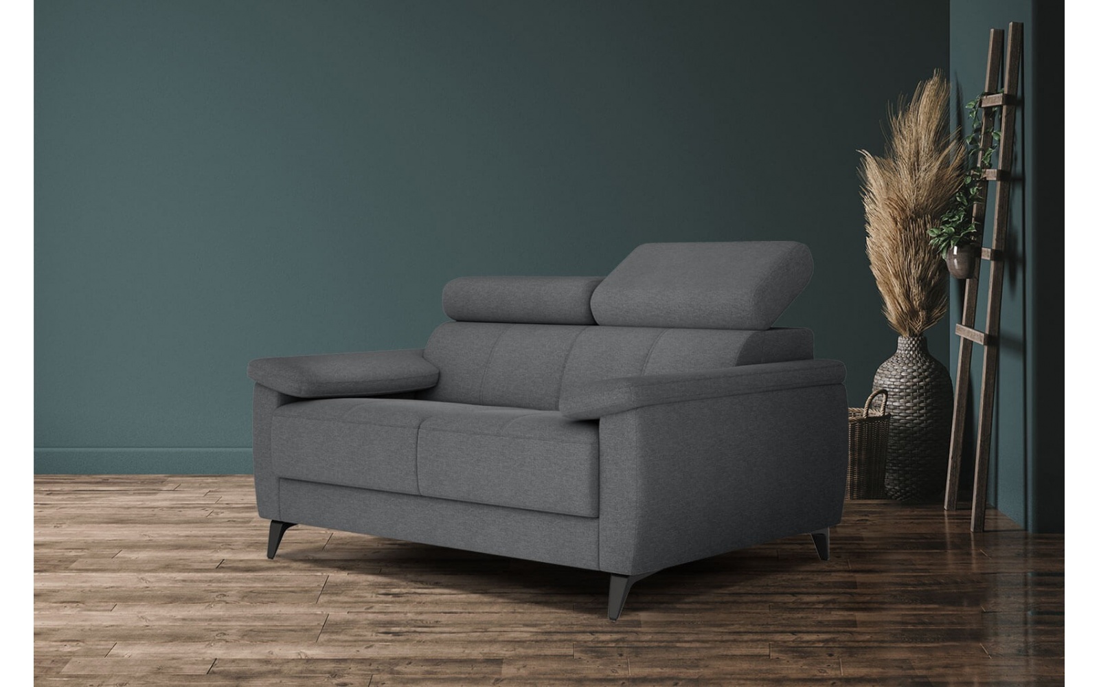 Sofa 2-Sitzer mit verstellbaren Kopfstützen TAUNUS