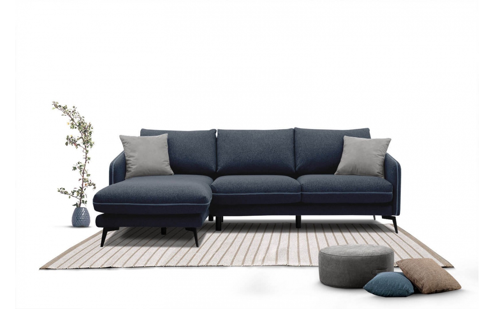 Canapé d'angle gauche 4 places SOGEL