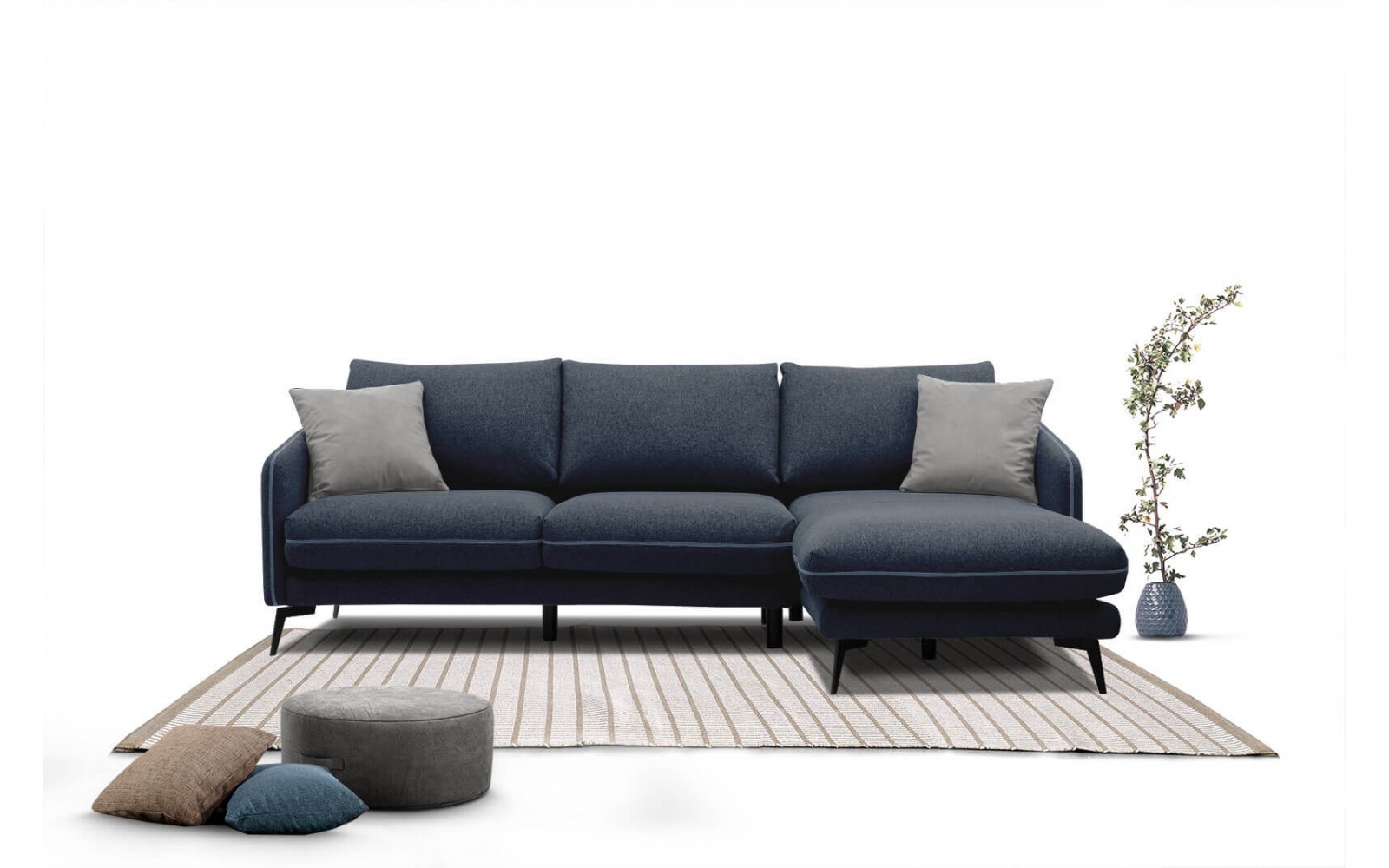 Canapé d'angle droit 4 places SOGEL