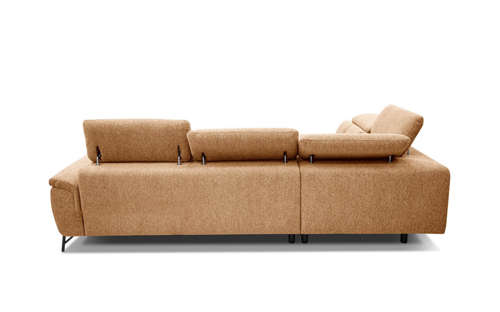 Canapé d'angle gauche avec appuis-tête réglables 5 places AVENA