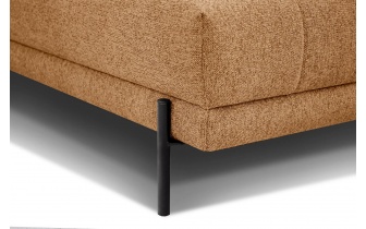 Canapé d'angle gauche avec appuis-tête réglables 5 places AVENA