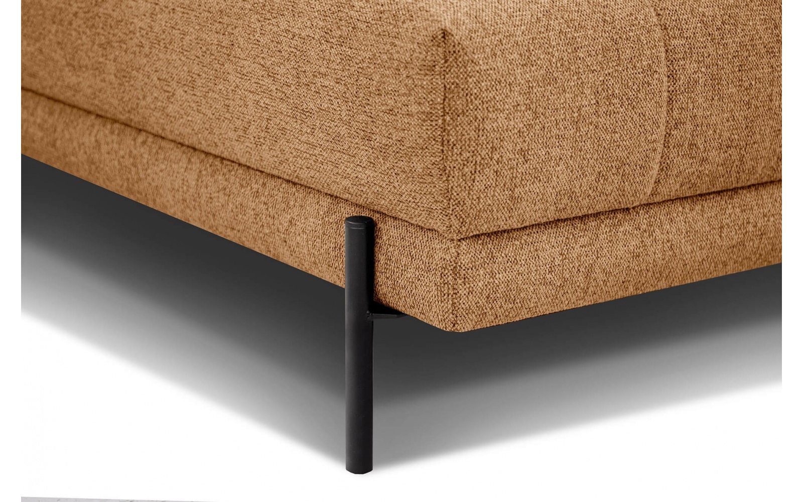 Canapé d'angle gauche avec appuis-tête réglables 5 places AVENA