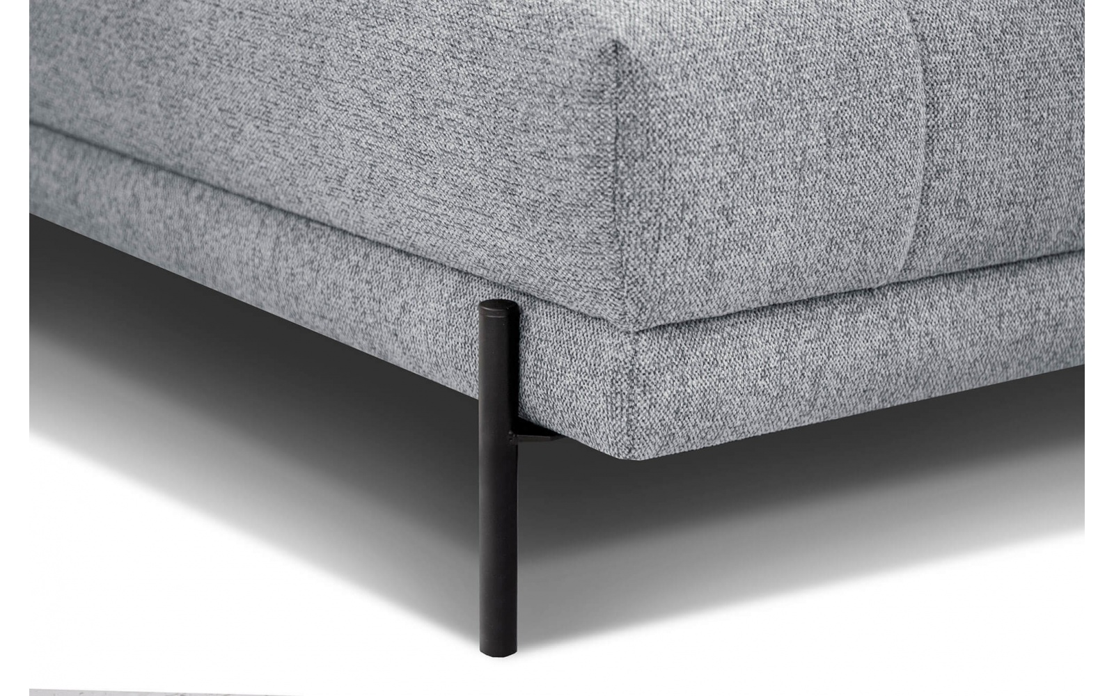 Canapé d'angle gauche avec appuis-tête réglables 5 places AVENA