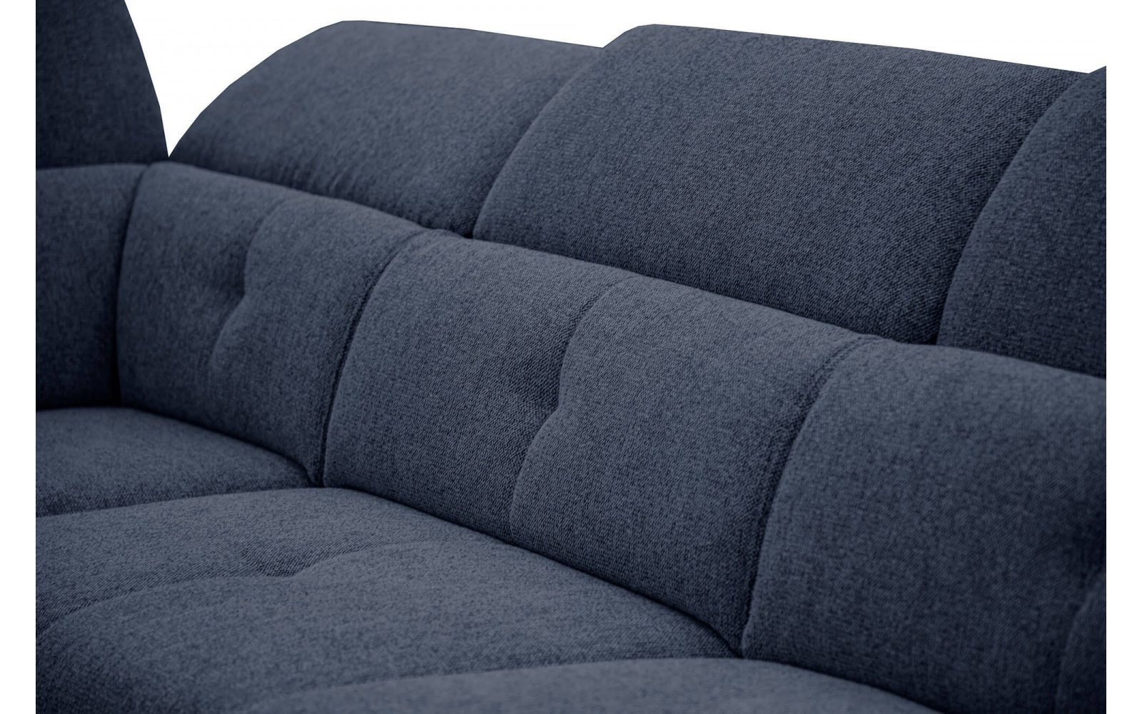 Canapé d'angle gauche avec appuis-tête réglables 5 places AVENA