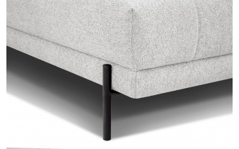 Canapé d'angle gauche avec appuis-tête réglables 5 places AVENA