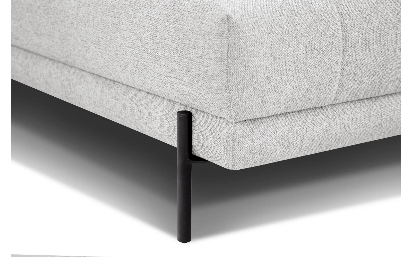 Canapé d'angle gauche avec appuis-tête réglables 5 places AVENA