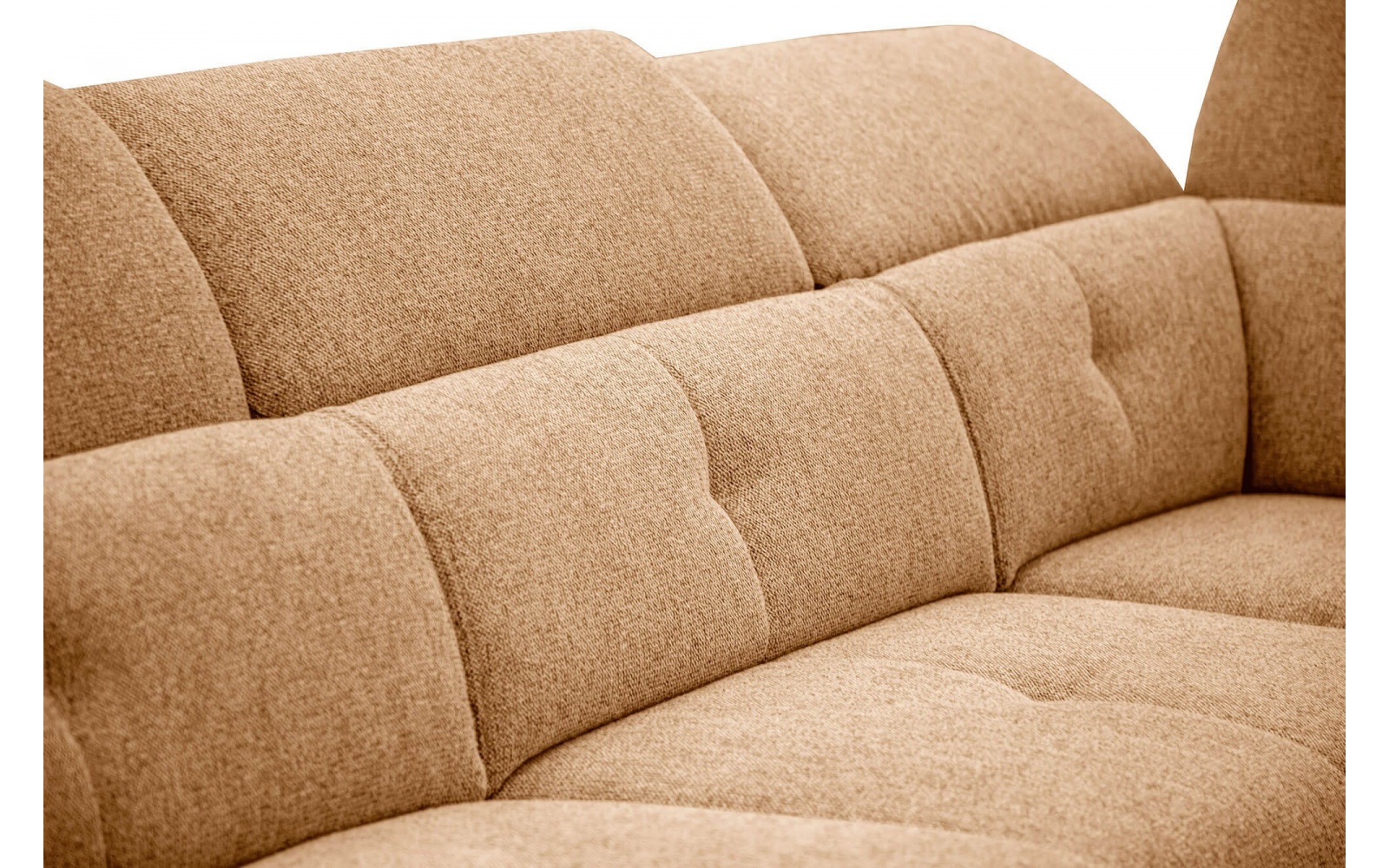 Canapé d'angle droit avec appuis-tête réglables 5 places AVENA