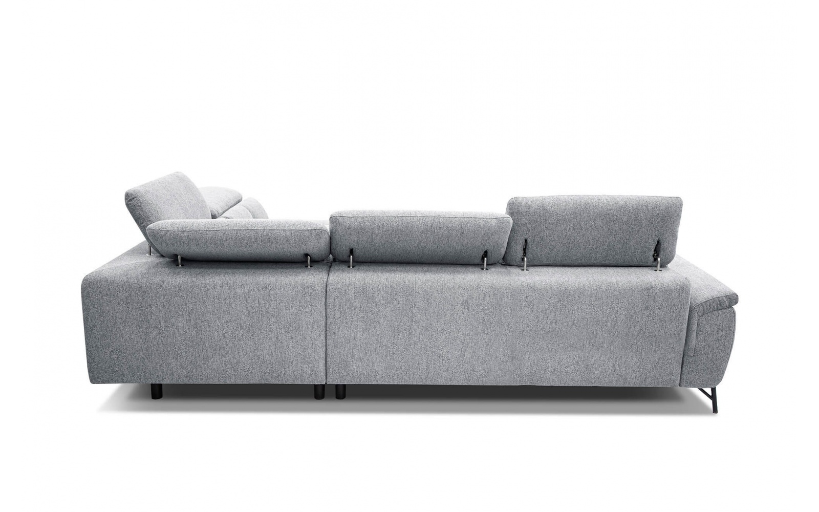 Canapé d'angle droit avec appuis-tête réglables 5 places AVENA