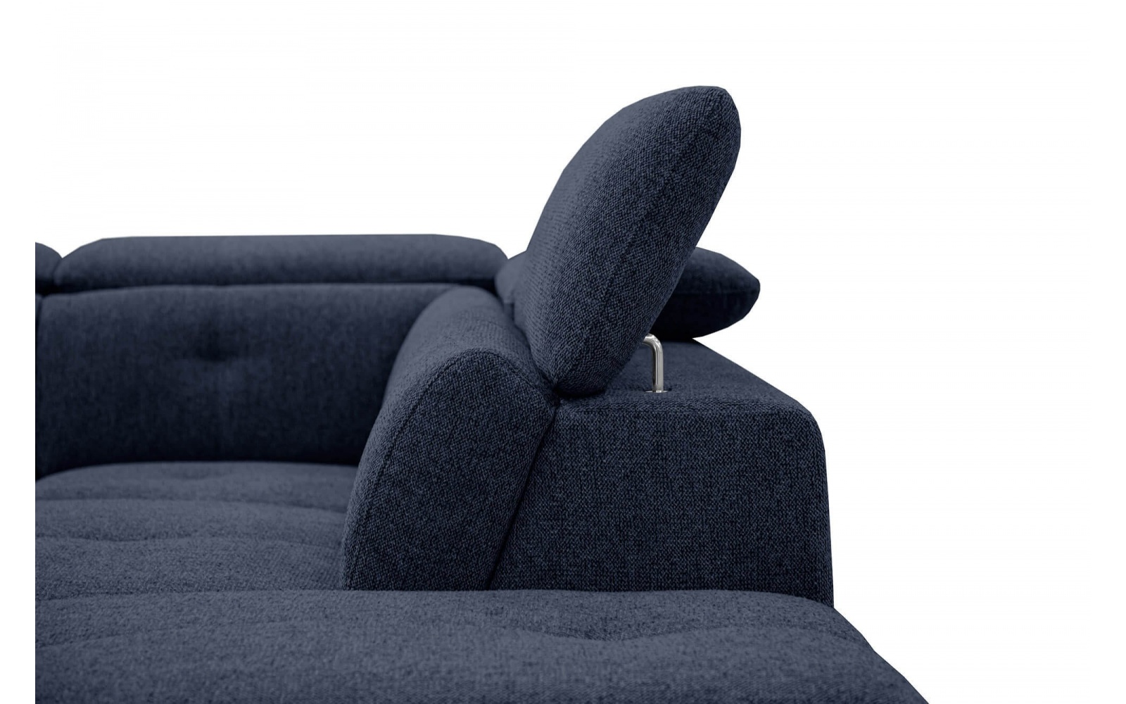 Canapé d'angle droit avec appuis-tête réglables 5 places AVENA