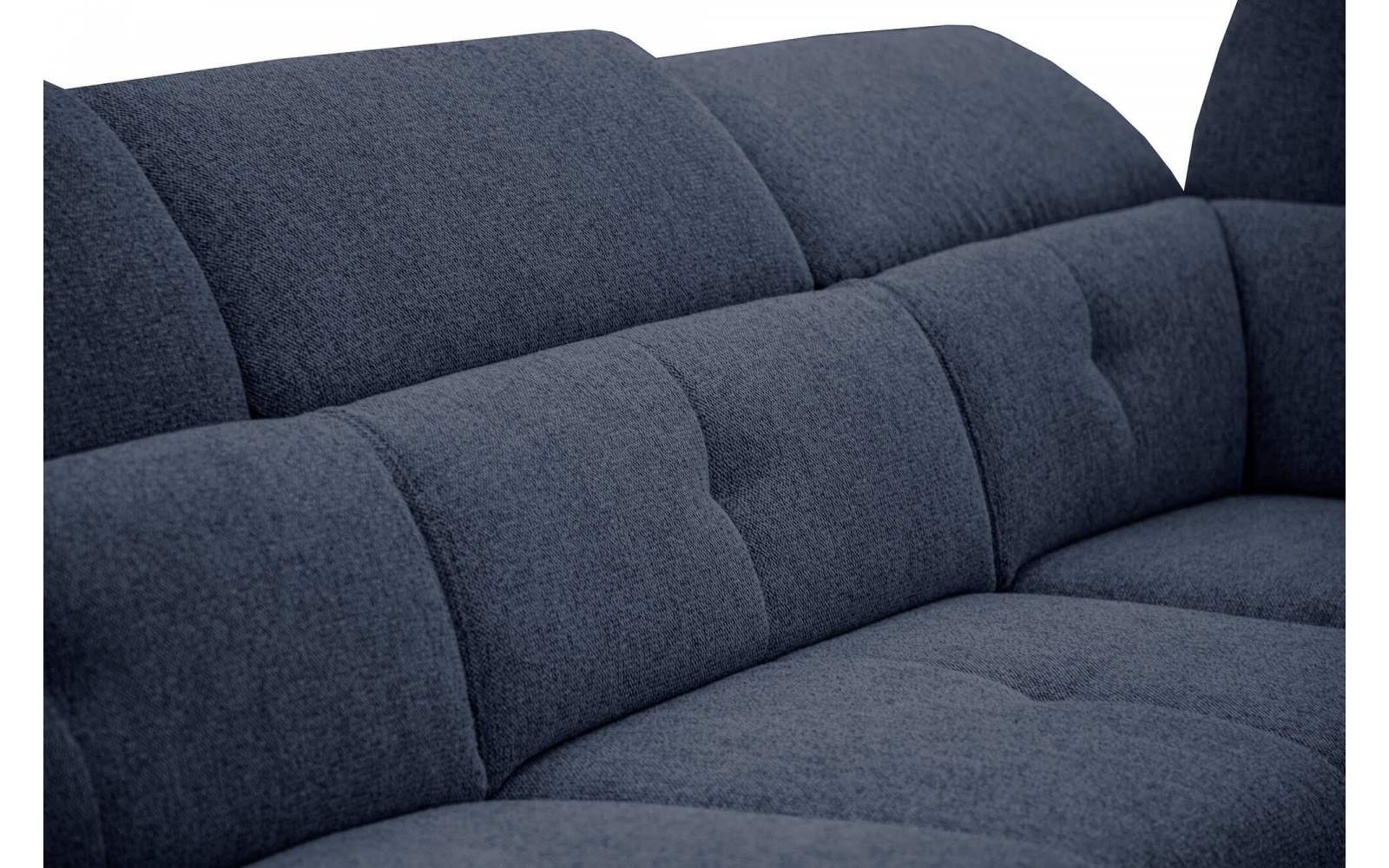 Canapé d'angle droit avec appuis-tête réglables 5 places AVENA