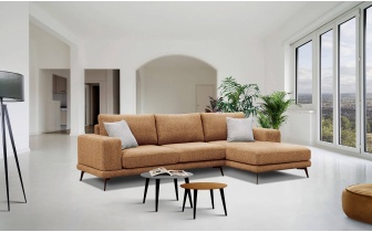 Canapé d'angle droit 4 places MEDIOLANE