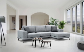 Canapé d'angle droit 4 places MEDIOLANE