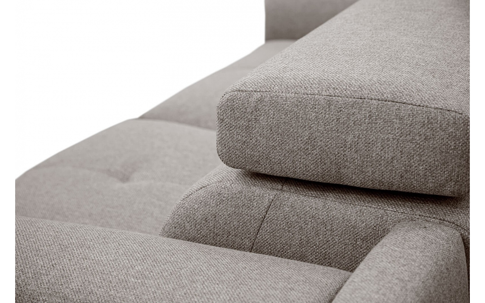 Canapé droit XXL 3 places avec appuis-tête réglables MATERA