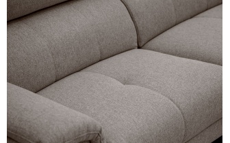 Canapé droit XXL 3 places avec appuis-tête réglables MATERA