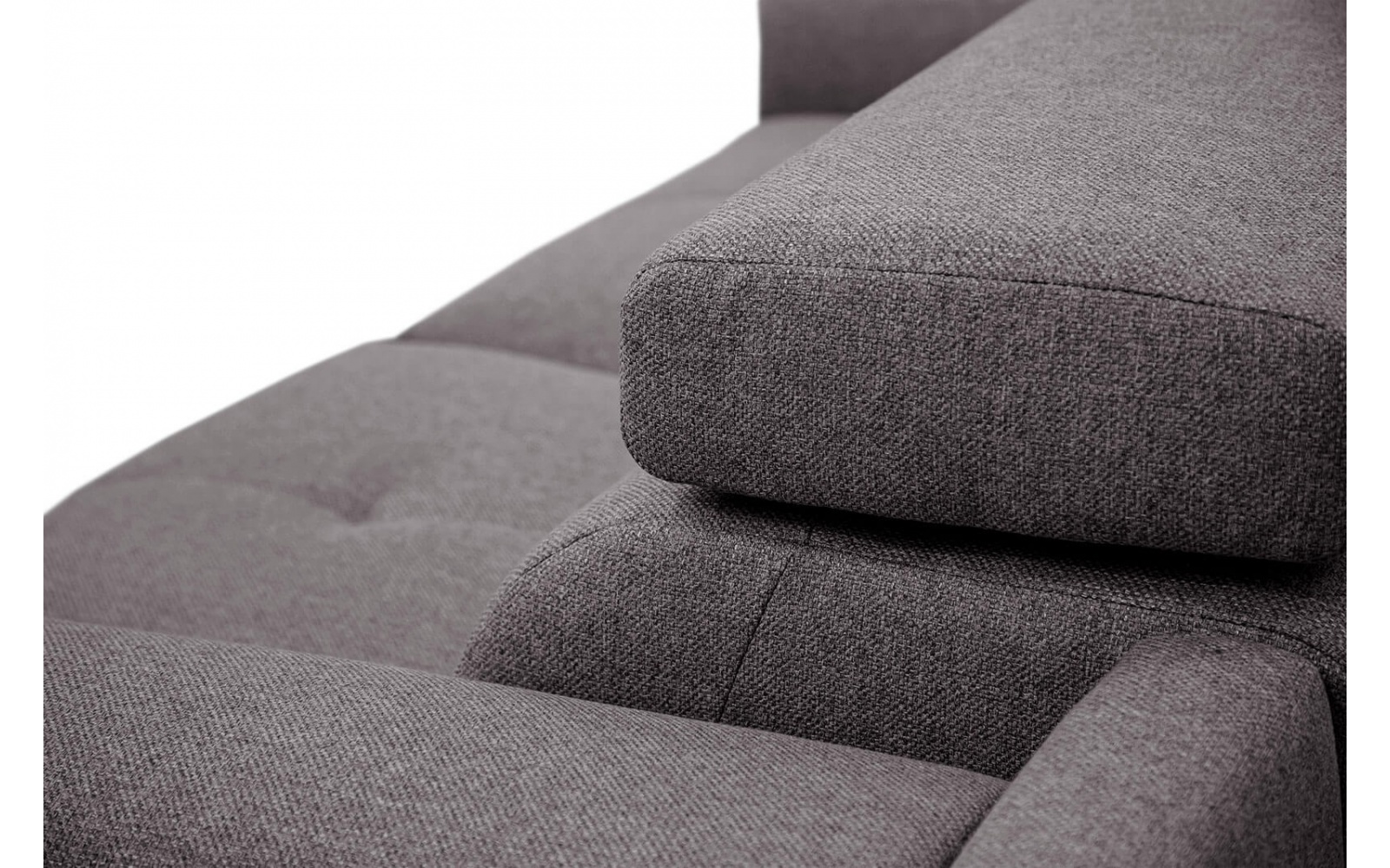 Canapé droit XXL 3 places avec appuis-tête réglables MATERA