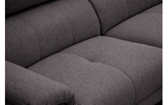 Canapé droit XXL 3 places avec appuis-tête réglables MATERA