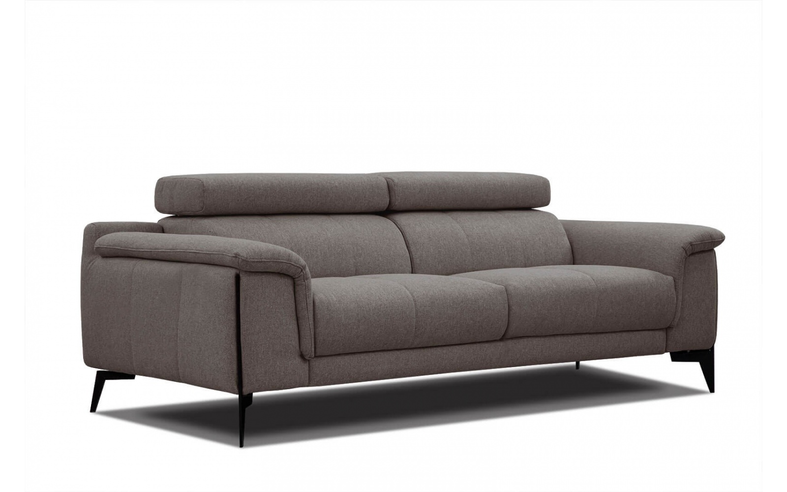 Canapé droit XXL 3 places avec appuis-tête réglables MATERA