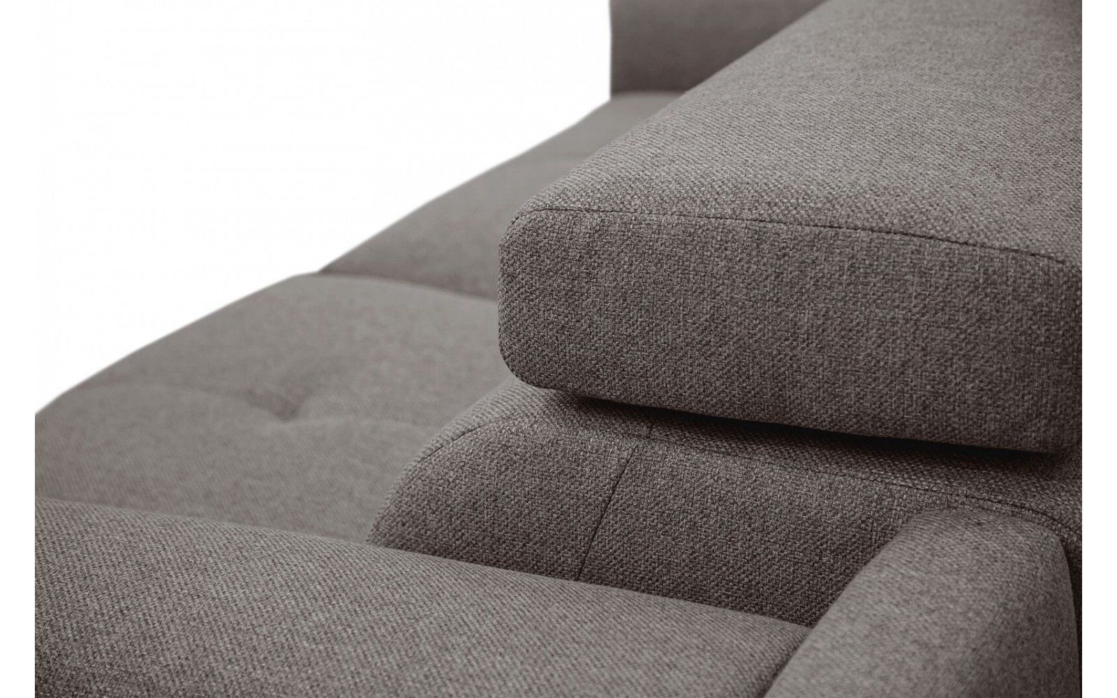 Canapé droit XXL 3 places avec appuis-tête réglables MATERA