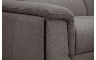 Canapé droit XXL 3 places avec appuis-tête réglables MATERA