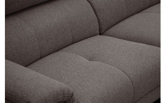 Canapé droit XXL 3 places avec appuis-tête réglables MATERA