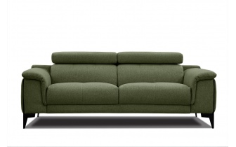 Canapé droit XXL 3 places avec appuis-tête réglables MATERA