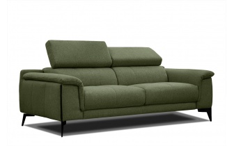 Canapé droit XXL 3 places avec appuis-tête réglables MATERA