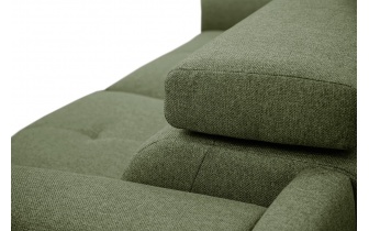 Canapé droit XXL 3 places avec appuis-tête réglables MATERA