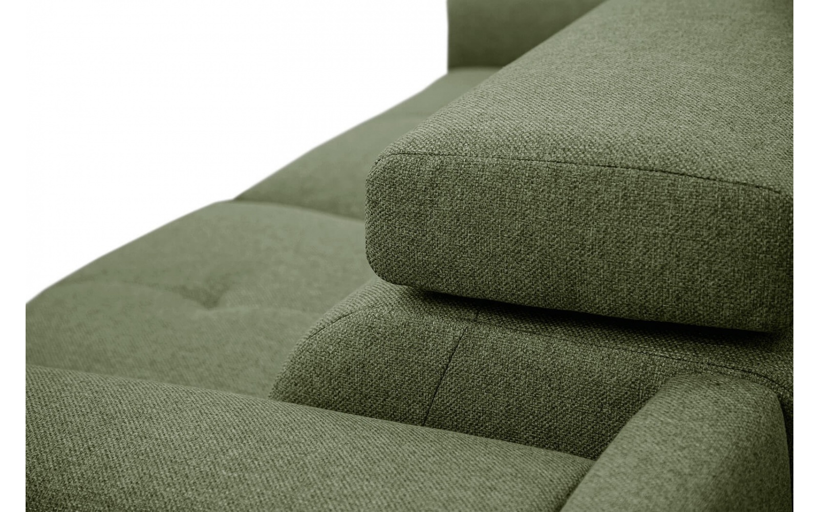 Canapé droit XXL 3 places avec appuis-tête réglables MATERA