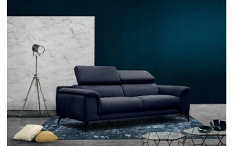 Canapé droit XXL 3 places avec appuis-tête réglables MATERA