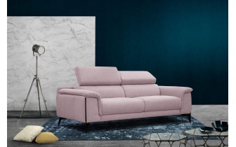 Canapé droit XXL 3 places avec appuis-tête réglables MATERA