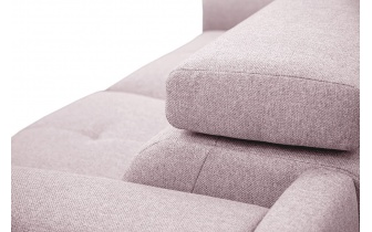 Canapé droit XXL 3 places avec appuis-tête réglables MATERA