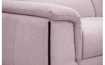 Canapé droit XXL 3 places avec appuis-tête réglables MATERA