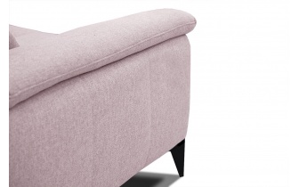 Canapé droit XXL 3 places avec appuis-tête réglables MATERA