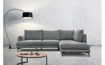 Canapé d'angle droit 5 places ADRIA