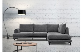 Canapé d'angle droit 5 places ADRIA