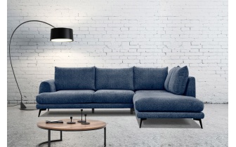 Canapé d'angle droit 5 places ADRIA