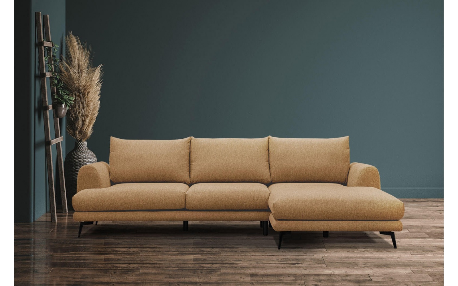 Canapé d'angle droit 4 places ADRIA