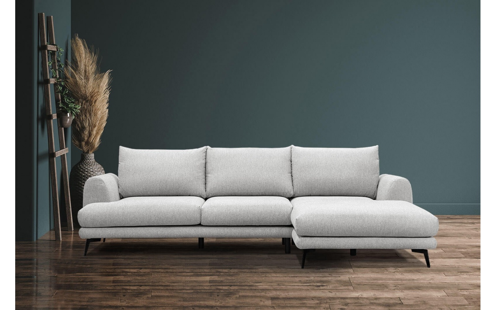 Canapé d'angle droit 4 places ADRIA