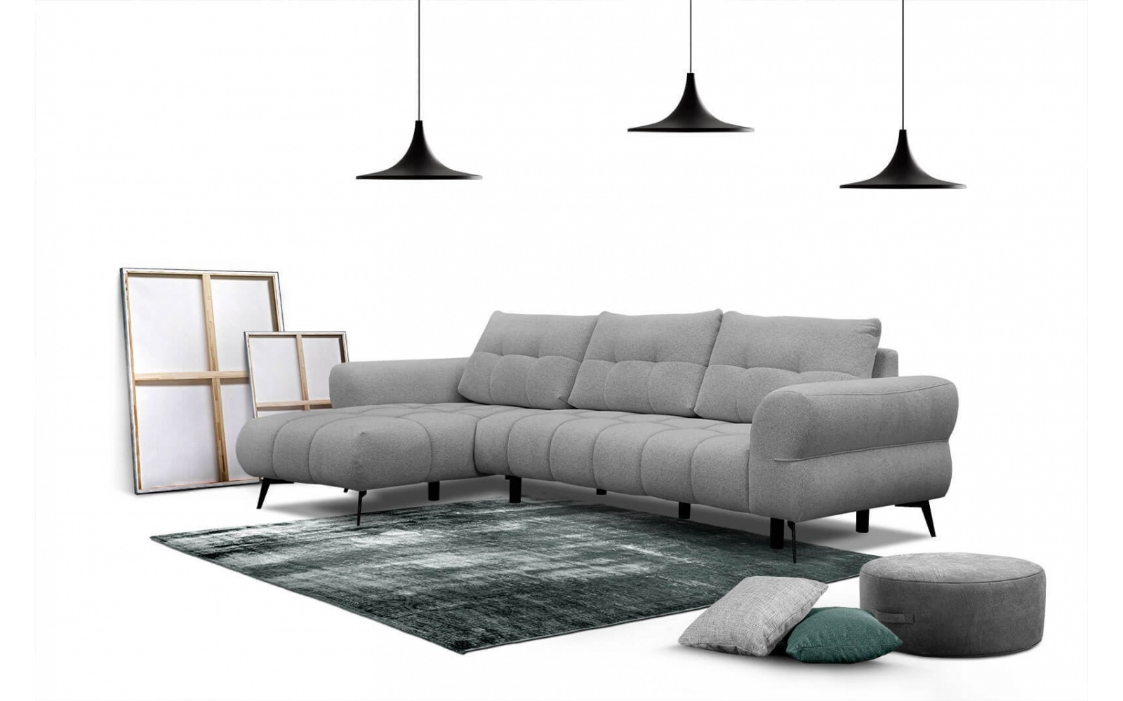 Canapé d'angle gauche 4 places SALVINI