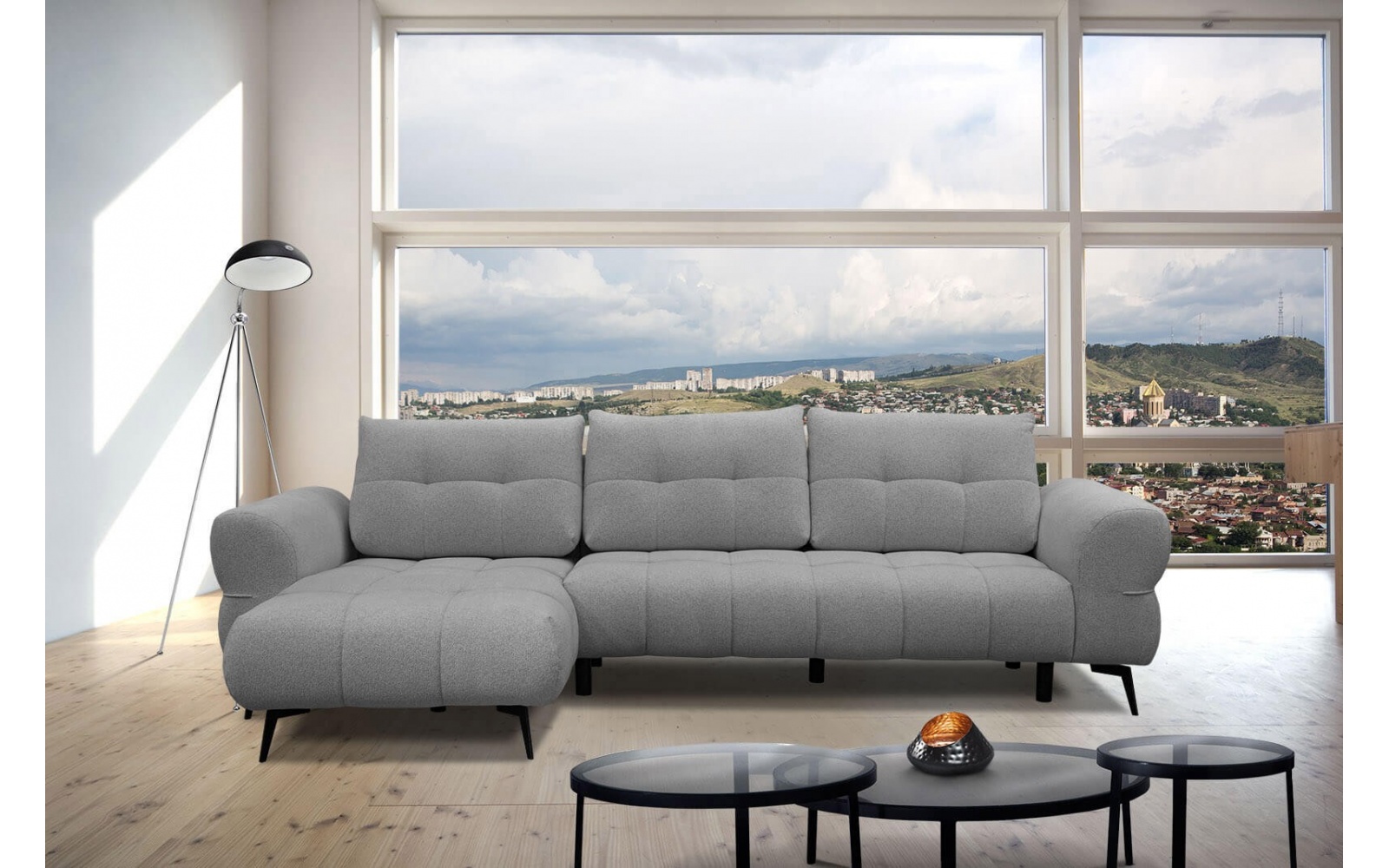 Canapé d'angle gauche 4 places SALVINI