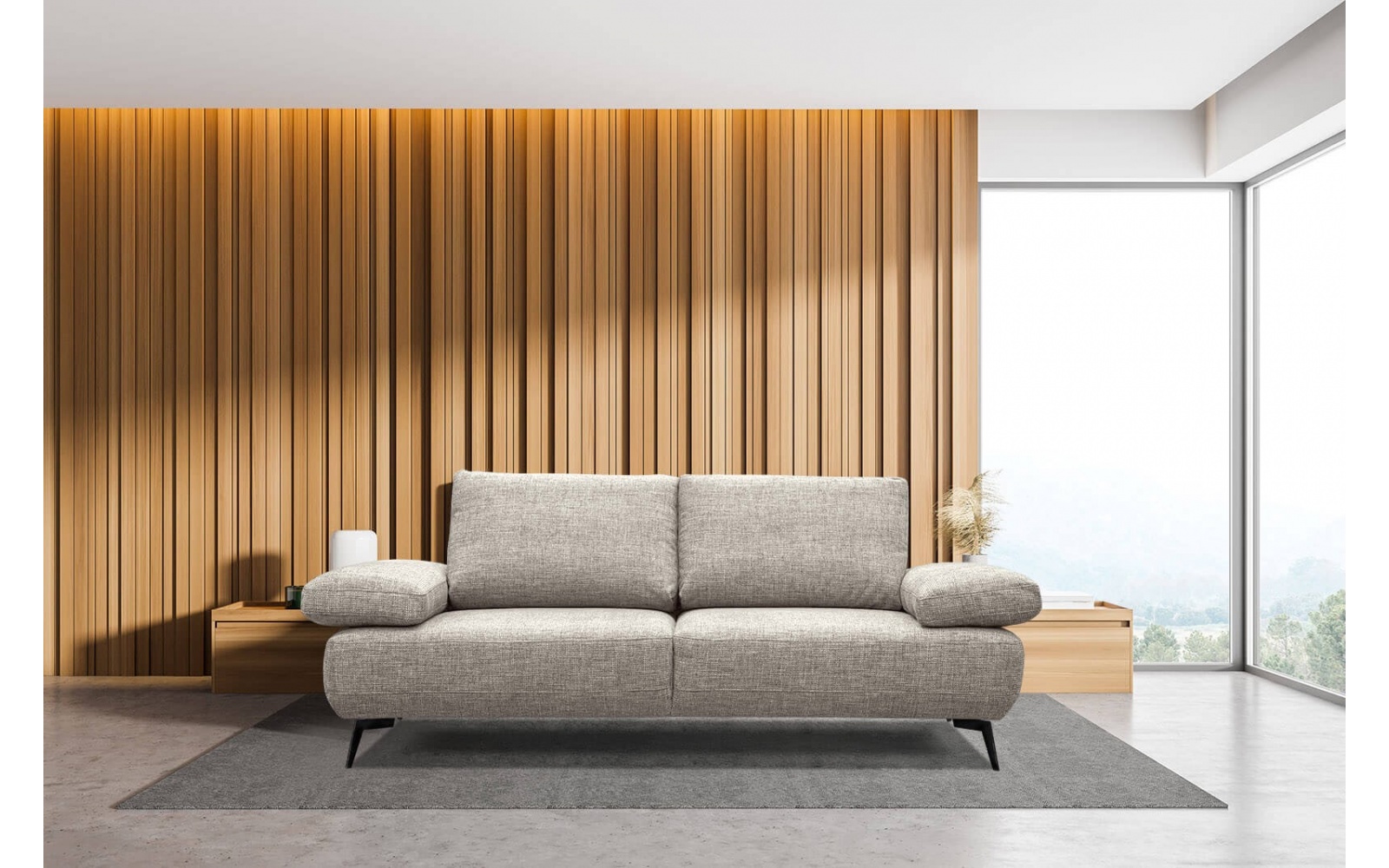 Canapé droit 3 places MELLO