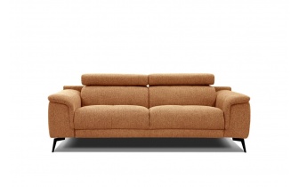 Canapé droit XXL 3 places avec appuie-têtes réglables FIERO