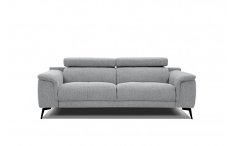 Canapé droit XXL 3 places avec appuie-têtes réglables FIERO