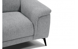 Canapé droit XXL 3 places avec appuie-têtes réglables FIERO