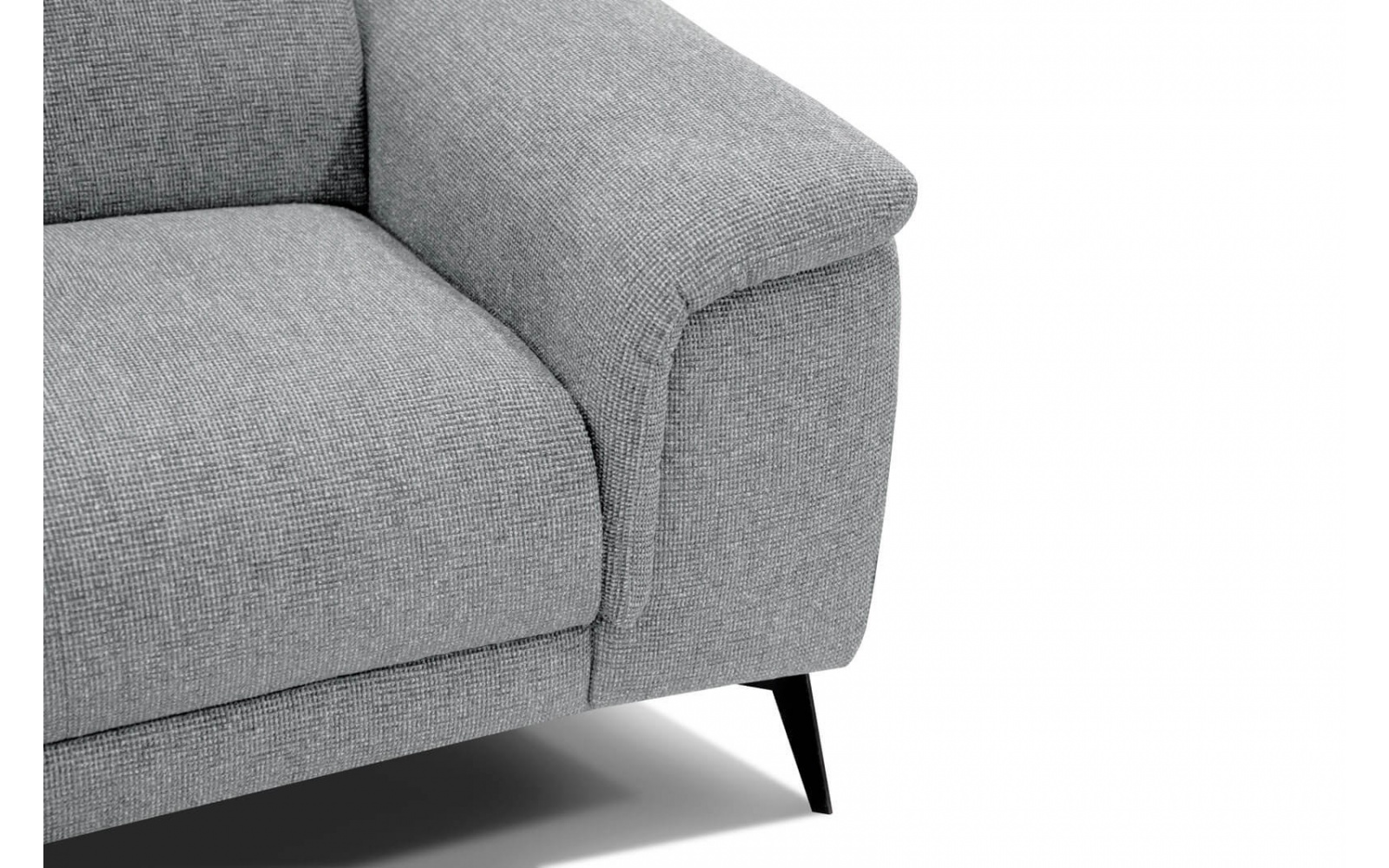 Canapé droit XXL 3 places avec appuie-têtes réglables FIERO