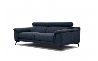 Canapé droit XXL 3 places avec appuie-têtes réglables FIERO