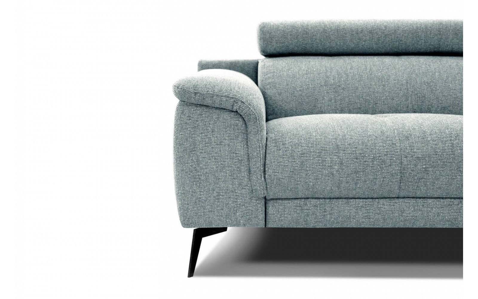 Canapé droit XXL 3 places avec appuie-têtes réglables FIERO