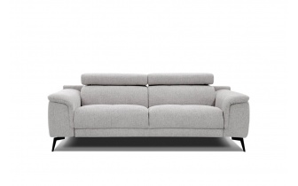 Canapé droit XXL 3 places avec appuie-têtes réglables FIERO