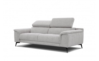 Canapé droit XXL 3 places avec appuie-têtes réglables FIERO