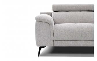 Canapé droit XXL 3 places avec appuie-têtes réglables FIERO